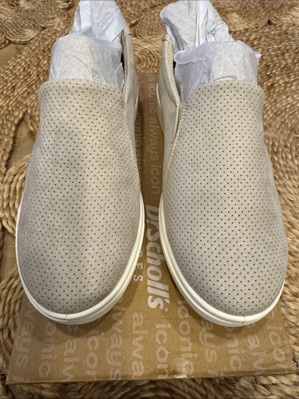 New Dr. Scholl's Taupe Madison Cloud Oyster Slip On Loafers Size 6 - Picture 8 of 10